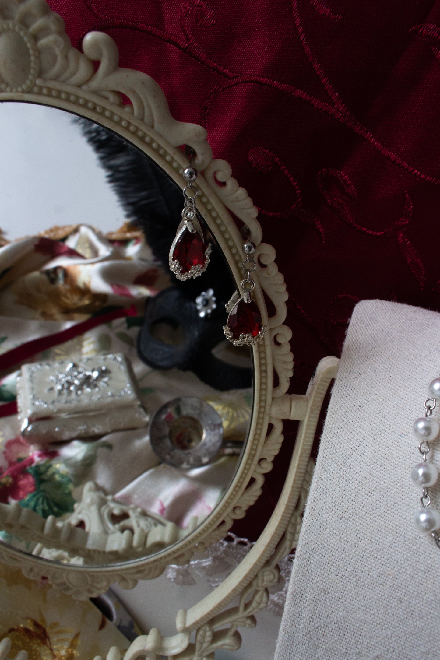 Boucles Cœur d’Impératrice Argent