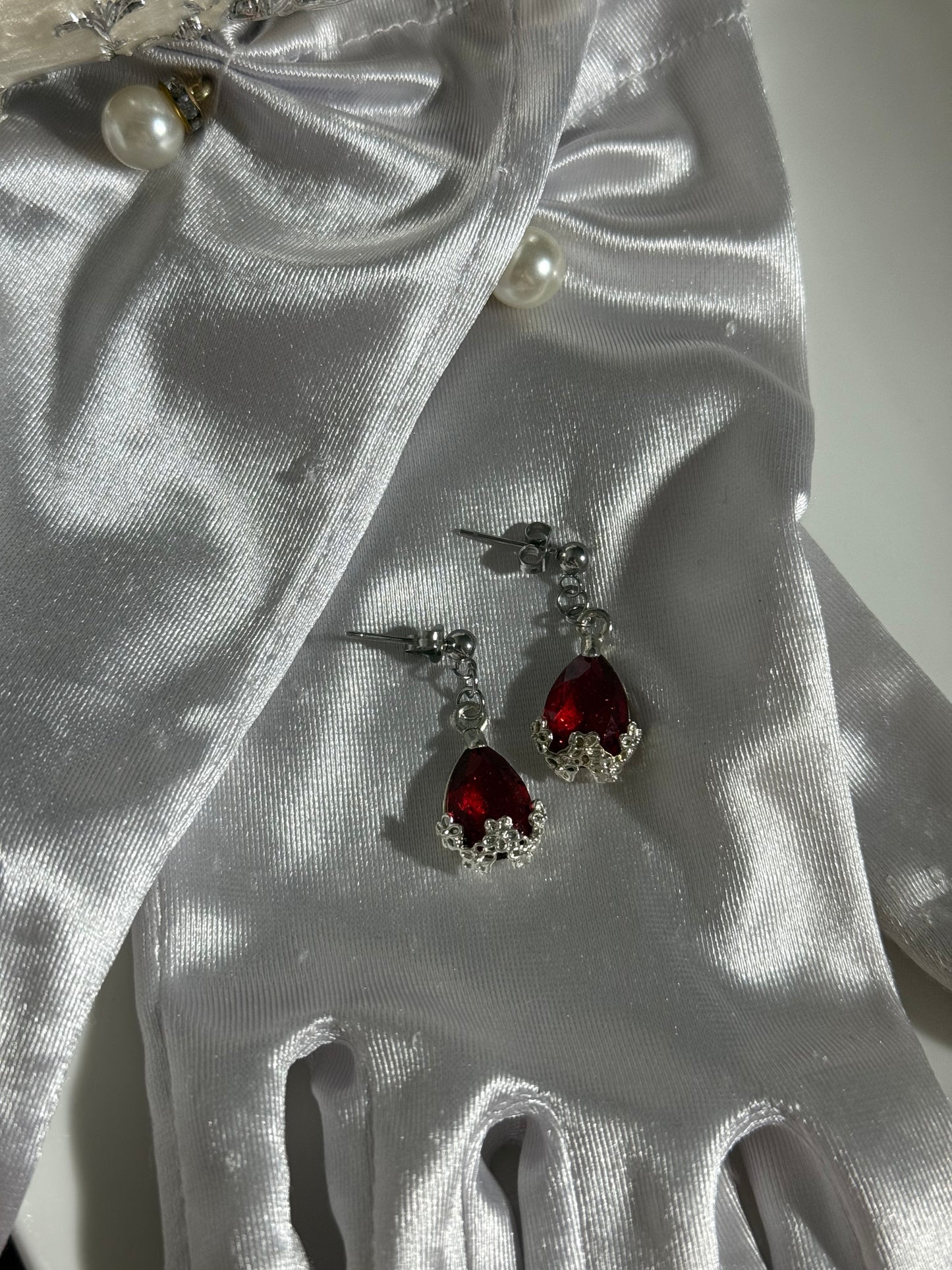 Boucles Cœur d’Impératrice Argent
