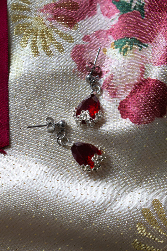 Boucles Cœur d’Impératrice Argent